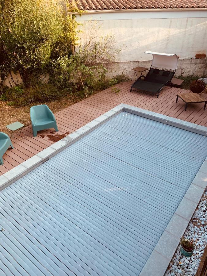 Appartement Independant Avec Jardin Et Acces Piscine Nîmes Dış mekan fotoğraf